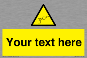 Custom warning barrier